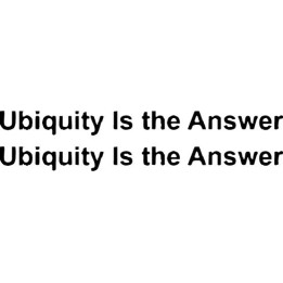 Ubiquity Is the Answer Stickers – Idlewild Decals (2-Pack)