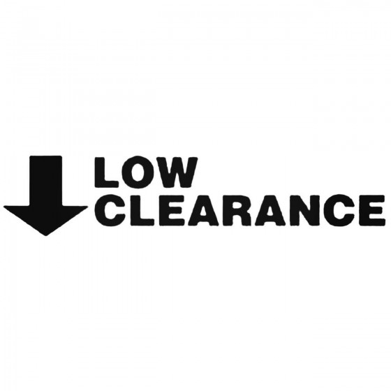 Low Clearance Arrow Jdm...