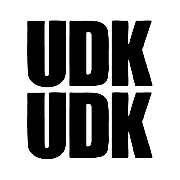 UDK Stickers – Alternative Rock Band Decals (2-Pack)