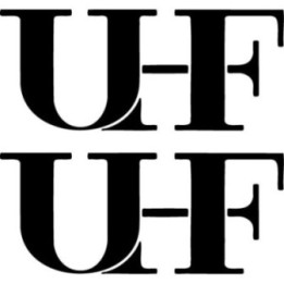 UHF Band Stickers – Rock Music Decals (2-Pack)