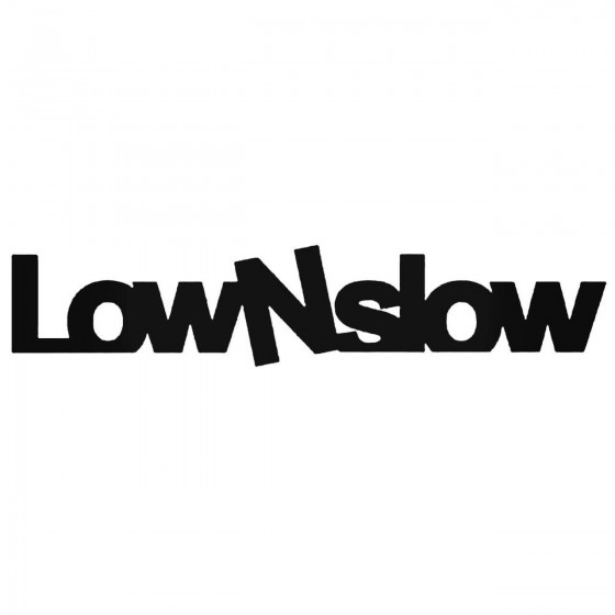Low N Slow Jdm Decal Sticker