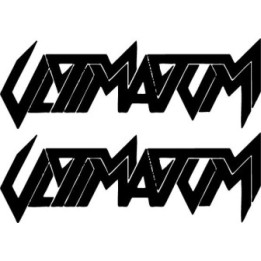 Ultimatum Stickers – Thrash Metal Band Decals (2-Pack)
