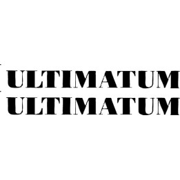 Ultimatum Stickers – Christian Metal Band Decals (2-Pack)