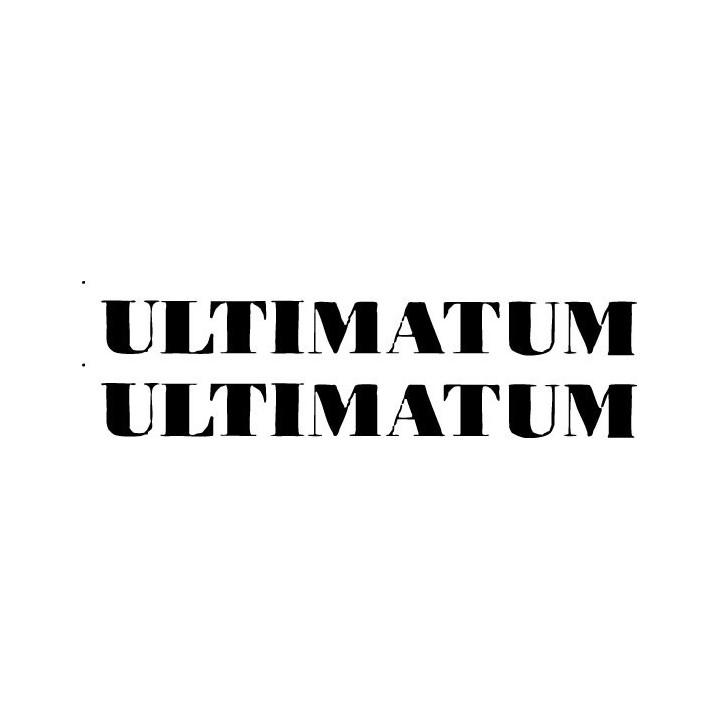 Ultimatum Stickers – Christian Metal Band Decals (2-Pack)