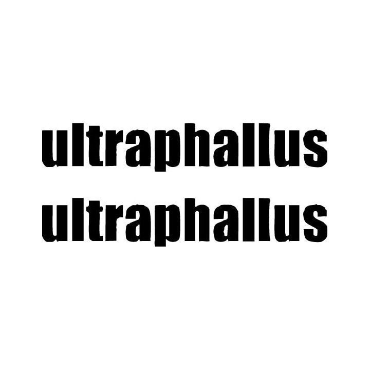 Ultraphallus Stickers – Doom Noise Rock Decals (2-Pack)
