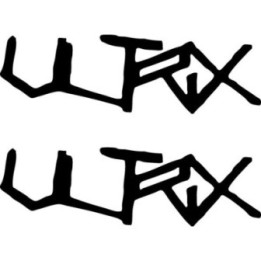 Ultrix Stickers – Metal Band Logo Decals (2-Pack)