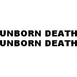 Unborn Death Stickers – Death Metal Band Decals (2-Pack)