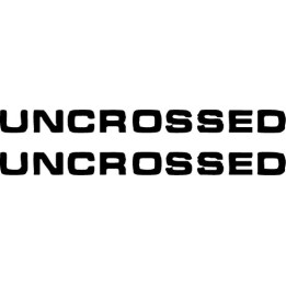 Uncrossed Band Stickers – Hardcore Metal Decals (2-Pack)