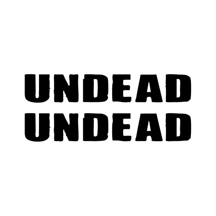Undead Stickers – Horror Punk Band Decals (2-Pack)