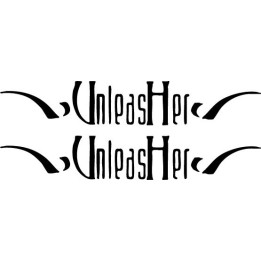 Unleashed Stickers – Death Metal Band Logo Decals (2-Pack)