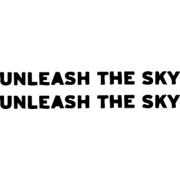 Unleash the Sky Stickers – Metalcore Band Decals (2-Pack)