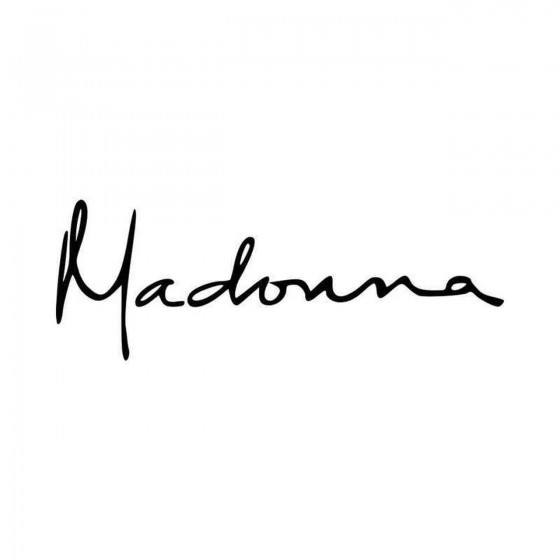 Madonna Vinyl Decal Sticker