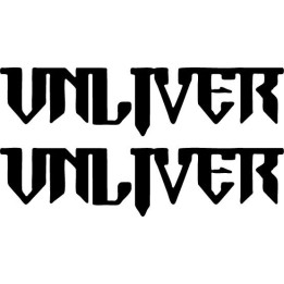 Unliver Band Stickers – Metal Music Decals (2-Pack)