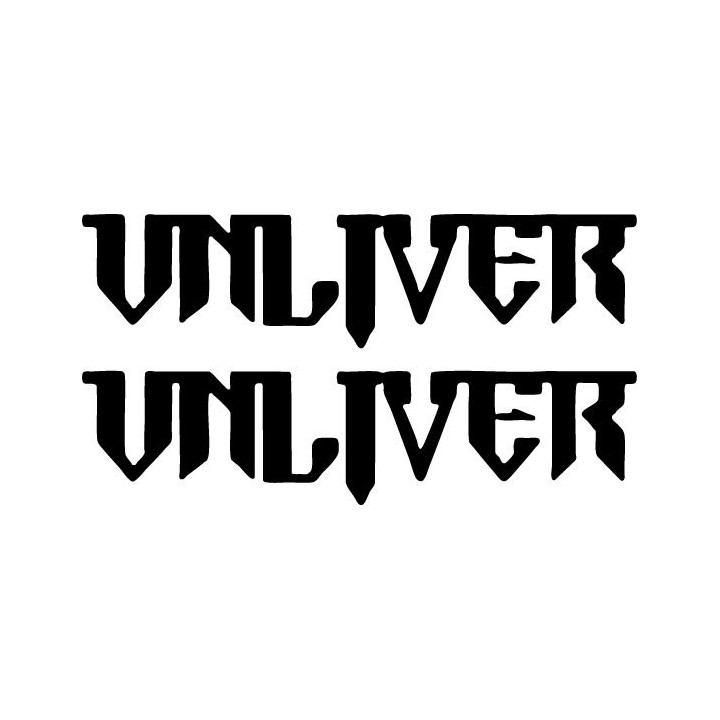 Unliver Band Stickers – Metal Music Decals (2-Pack)