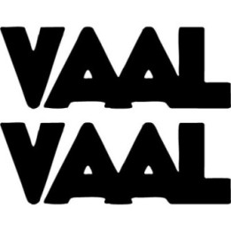 Vaal Band Stickers – Black Metal Decals (2-Pack)