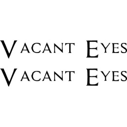 Vacant Eyes Stickers – Doom Metal Band Decals (2-Pack)