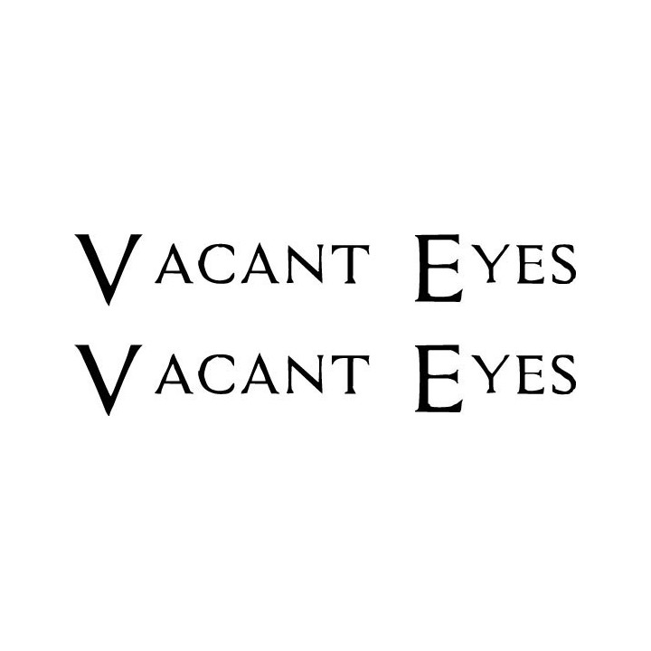 Vacant Eyes Stickers – Doom Metal Band Decals (2-Pack)