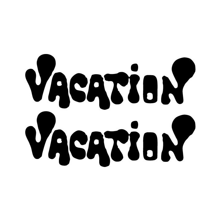 Vacation Band Stickers – Indie Punk Decals (2-Pack)