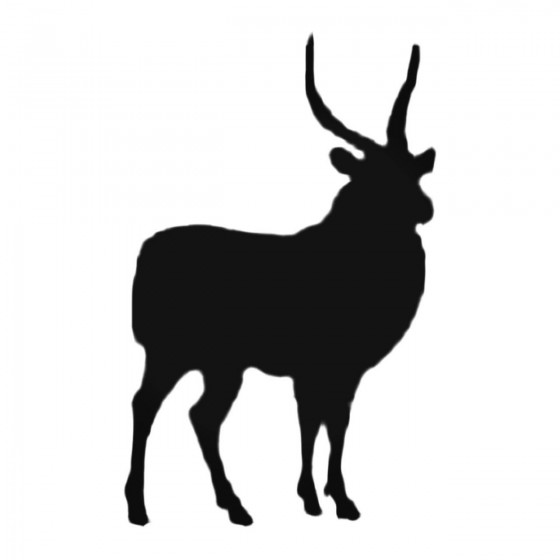 Male Antelope Decal Sticker