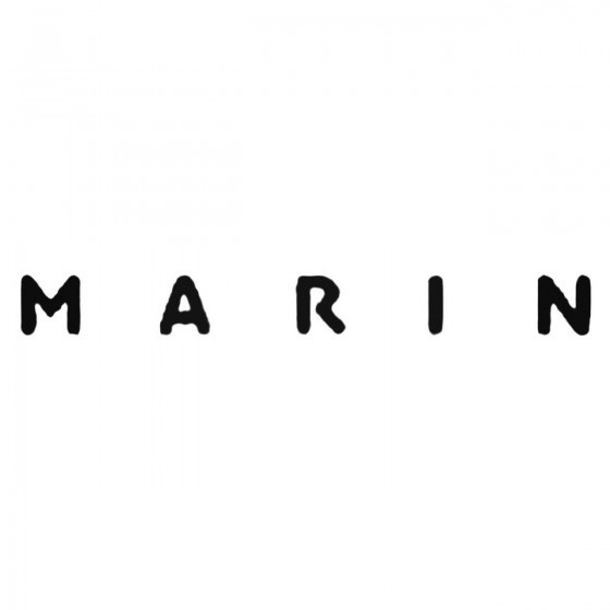 Marin Retro Decal Sticker