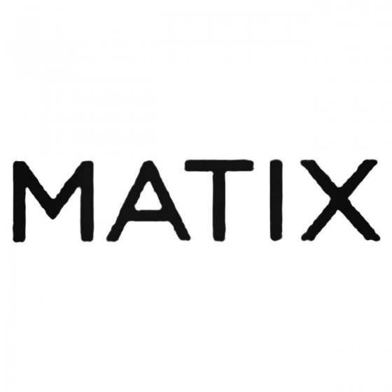 Matix Text Skinny Decal...