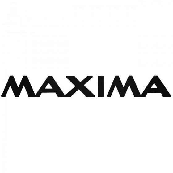 Maxima Graphic Decal Sticker