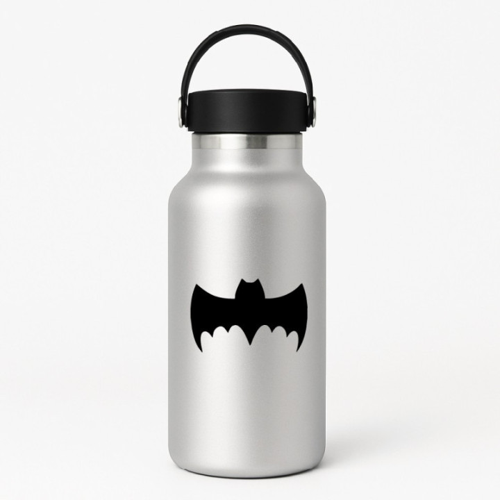 Batman Bat Symbol Stickers – DC Comics Decals (2-Pack)