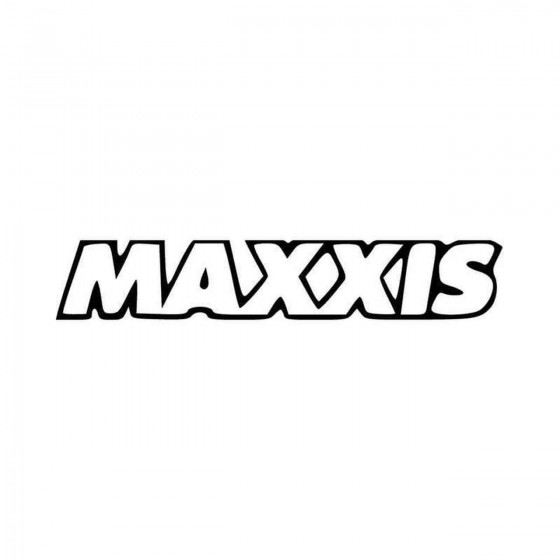 Buy Maxxis Text Logo Vinyl Decal Sticker Online