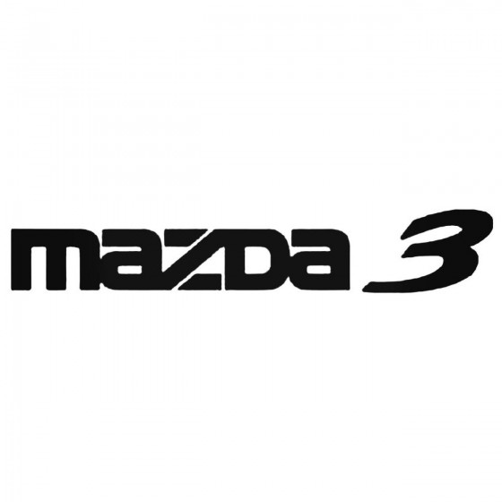 Mazda 3 Aftermarket Decal...