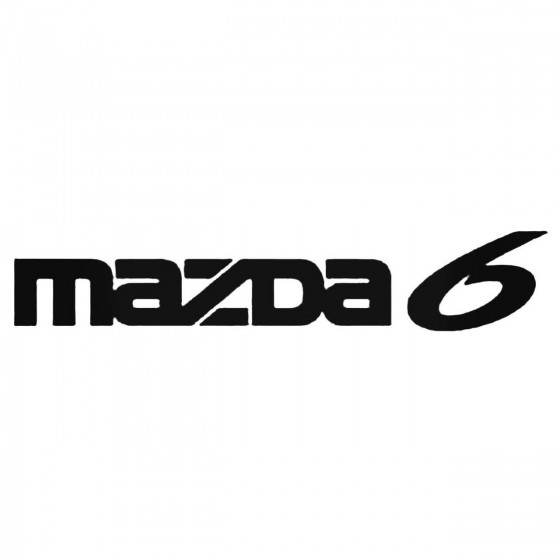 Mazda 6 Aftermarket Decal...