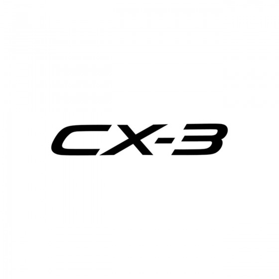 Mazda Cx 3 Logo Vinyl Decal...