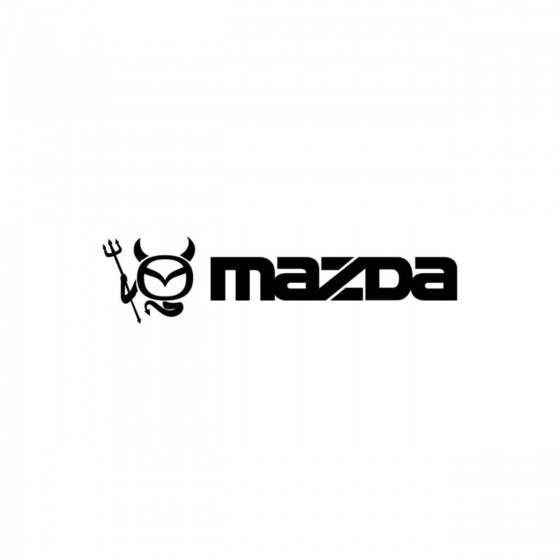 Mazda Diable Vinyl Decal...