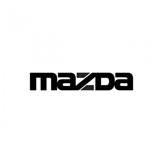 Mazda Ecriture Vinyl Decal...