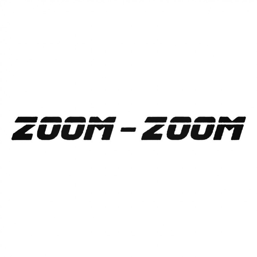 zoom zoom sticker