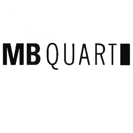 Mb Quart Audio Set Decal...