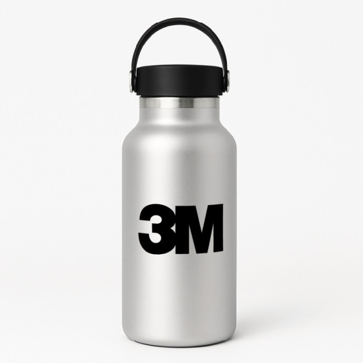 3M Stickers – Professional Grade Vinyl Film Brand Decals (2-Pack)