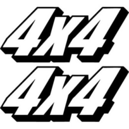 Buy 4x4 Logo Set 17 Vinyl Decal Sticker Online