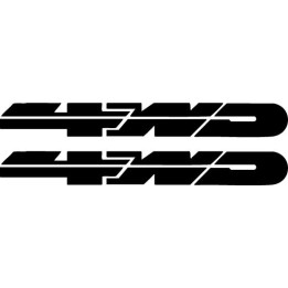 Buy 4x4 Logo Set 2 Vinyl Decal Sticker Online