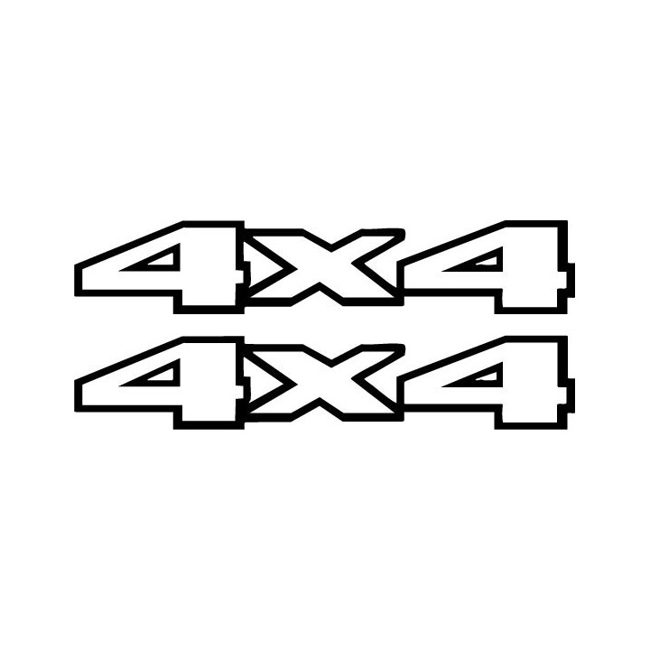Buy 4x4 Logo Set 3 Vinyl Decal Sticker Online