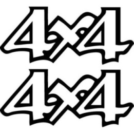 Buy 4x4 Logo Set 41 Vinyl Decal Sticker Online