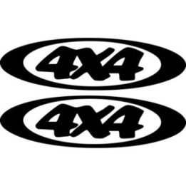 4x4 Offroad V42 Stickers – 4WD SUV Off-Road Decals (2-Pack)