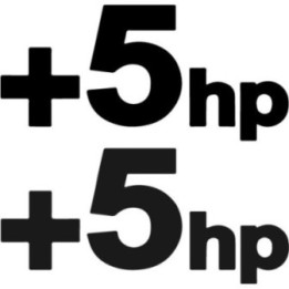 Buy 5hp Extra Horse Power Decal Sticker Online