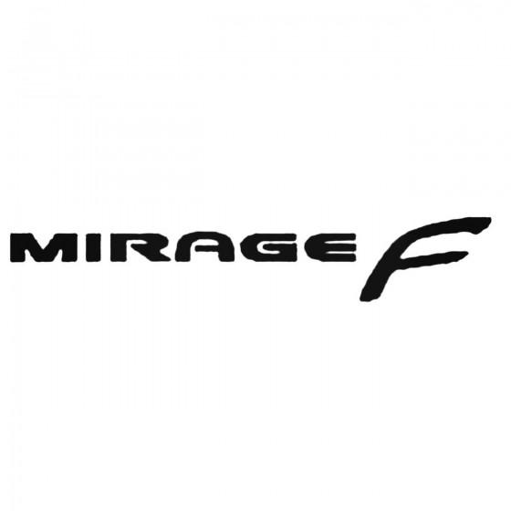 Mirage F Decal Sticker