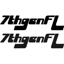Buy 7th Gen Fl Jdm Car Decal Sticker Online