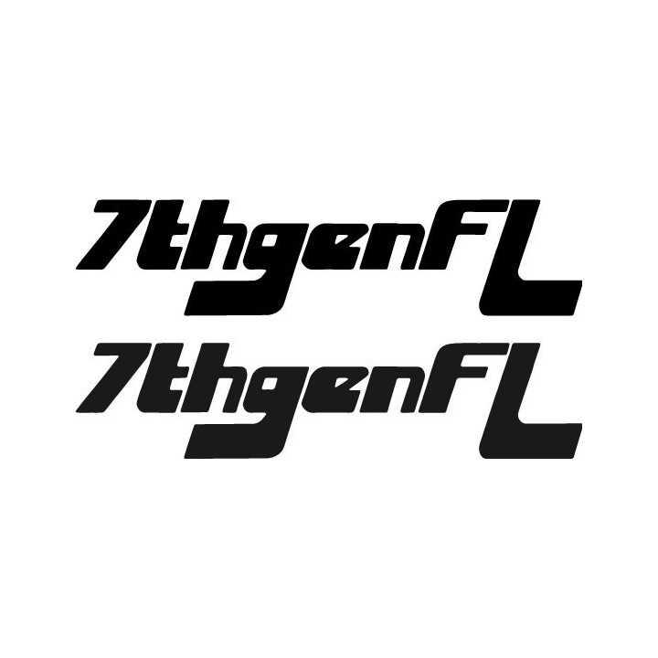 Buy 7th Gen Fl Jdm Car Decal Sticker Online