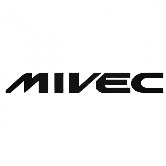 Mitsubishi Mivec Decal Sticker