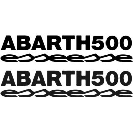 Buy Abarth 500 Vinyl Decal Sticker Online