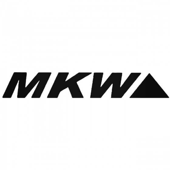 Mkw Wheels Vinyl Decal Sticker