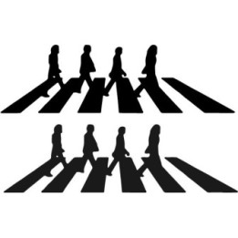 The Beatles Abbey Road Stickers – Crossing Decals (2-Pack)