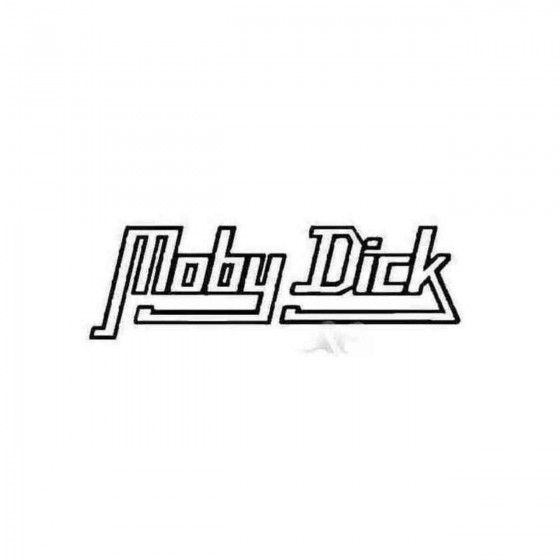 Moby Dick Decal Sticker